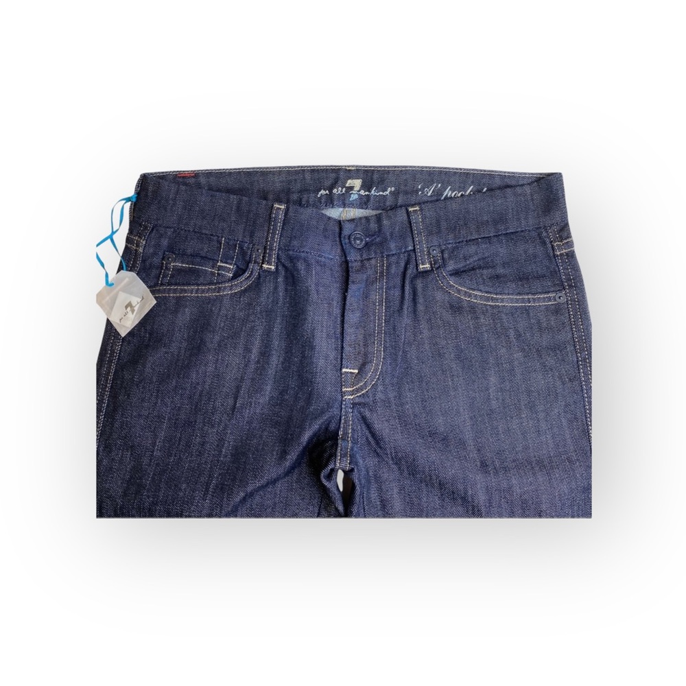 HTF: 7 Mankind® ㋛ Swirl Embroidered Crystal A Pocket Bootcut Denim Jeans ㋛ 29 30 - Picture 8 of 16